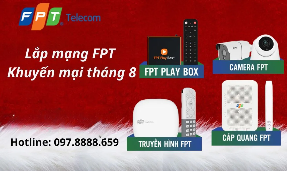 lắp mạng fpt tháng 8